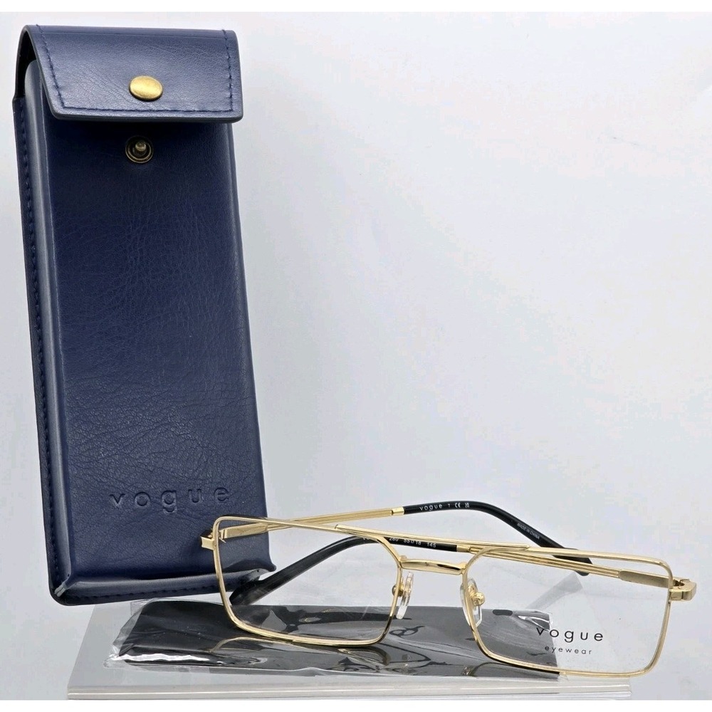 Brand New With Tags Vogue Eyewear VO4310 Glasses Frames Shinny Gold And Black‎
